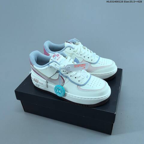 Nike Air Force 1 Shadow Sail Light Blue Pink Brown EU 35 5-42 Sneaker - Unisex (BS-61712)