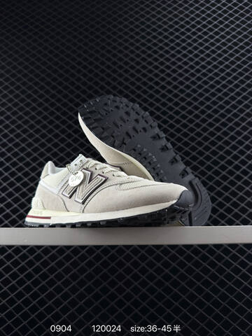 New Balance 574 U574LGHX Off White Burgundy Cream Black EU 36-45 Sneaker - Unisex (BS-82874)