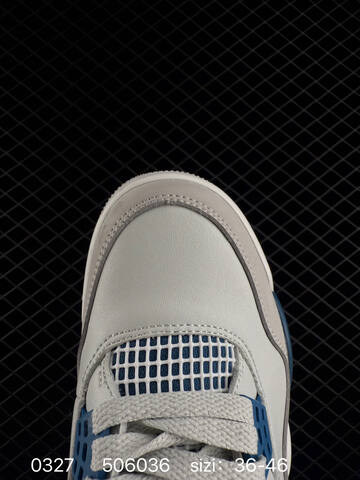 Jordan Air Jordan 4 Retro Off White Grey Blue White EU 36-46 Basketball Shoe - Unisex (BS-79594)