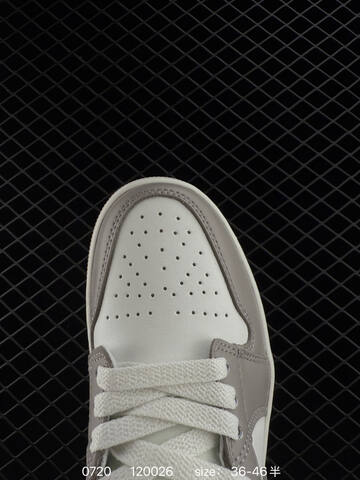 Jordan Air Jordan 1 Low White Grey Sail Gum Red EU 36-46 Sneaker - Unisex (BS-81039)