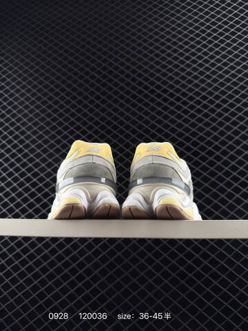 New Balance 9060 White Grey Yellow Brown EU 36-45 Sneaker - Unisex (BS-82760)