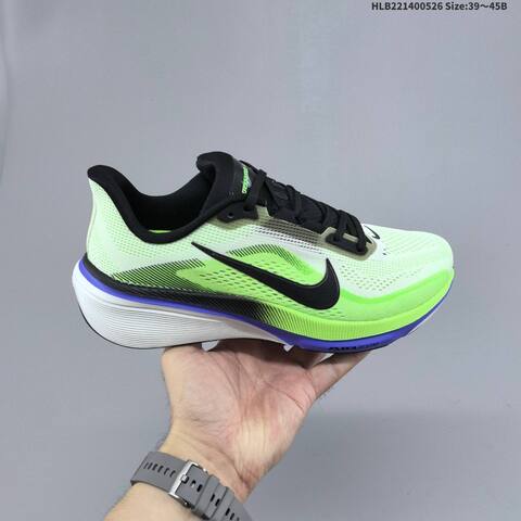 Nike Air Zoom Pegasus 42 White Black Neon Green Purple Orange EU 39-45 Running Shoe - Unisex (BS-60116)