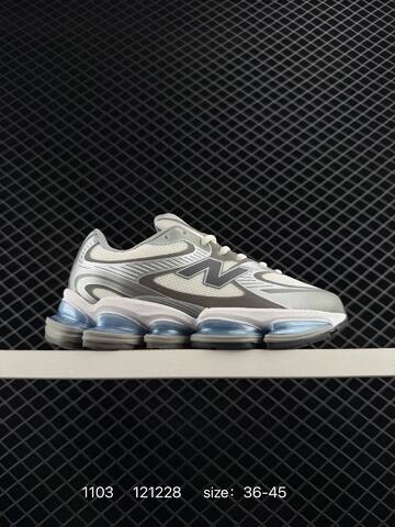 New Balance 2000 White Silver Grey Blue EU 36-45 Sneaker - Unisex (BS-82632)