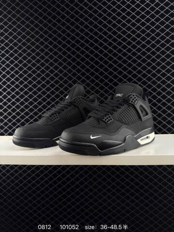 Jordan Air Jordan 4 Nigel Sylvester Brick By Brick Black Sail White EU 36-48 5 Basketball Shoe - Unisex (BS-80926)
