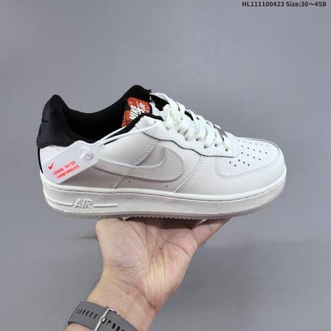Nike Air Force 1 Low White Black Clear EU 36-45 Sneaker - Unisex (BS-60576)