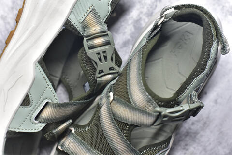 HOKA ONE ONE 1162570 SMLK Sage Green Olive White Gum Brown Sandal Casual Sneakers (BS-59641)