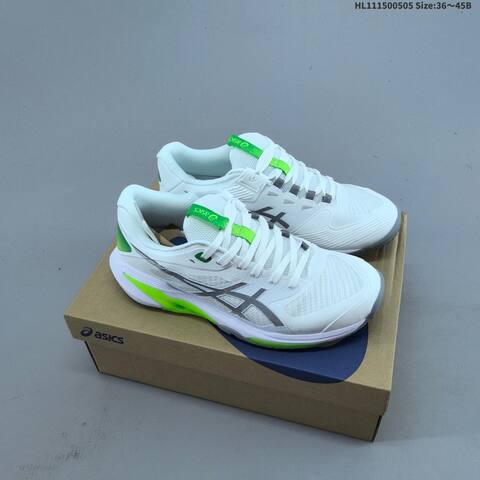 ASICS Solution Speed FF 4 White Silver Green EU 36-45 Tennis Shoe Casual Sneakers - Unisex (BS-68859)