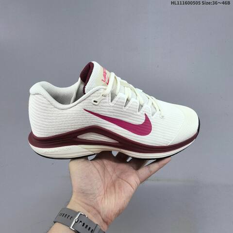 Nike Zoom Vapor 12 HC PRM Sail Dark Red Pink EU 36-46 Tennis Shoe - Unisex (BS-60495)