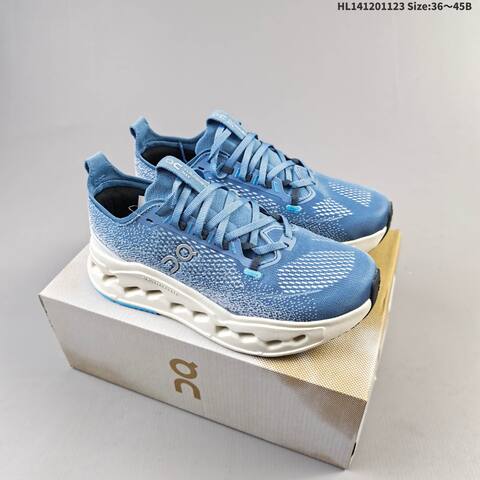 On Cloudsurfer Max Blue White Cream EU 36-45 Running Shoe Running Sneakers - Unisex (BS-69784)