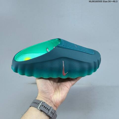 Nike Mind 001 Dark Teal Bright Green EU 36-48 5 Slides - Unisex (BS-60515)