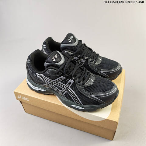 ASICS GEL-SEKIRAN Black Dark Grey Silver EU 36-45 Running Shoe Running Sneakers - Unisex (BS-69237)