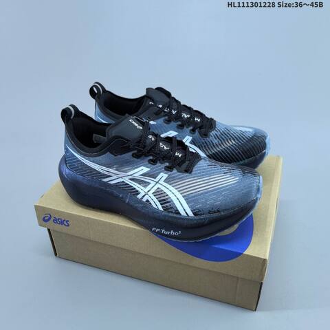 ASICS MEGABLAST 1013 A170 001 Blue Black White EU 36-45 Running Shoe Running Sneakers - Unisex (BS-69117)