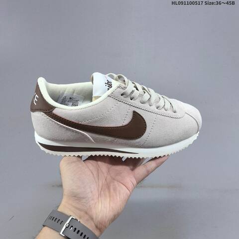 Nike Classic Cortez Light Beige Brown White EU 36-45 Sneaker - Unisex (BS-60304)