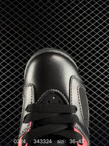 Jordan Air Jordan 6 Retro Black Red Metallic Silver EU 36-47 Basketball Shoe - Unisex (BS-79614)