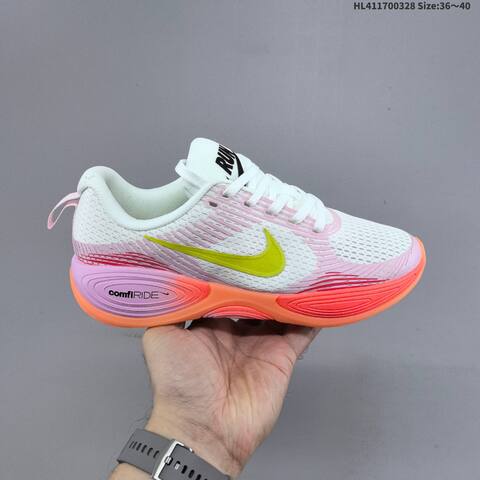 Nike ComfiRide DX5886 White Pink Purple Orange Yellow EU 36-40 Running Shoe - Unisex (BS-61082)