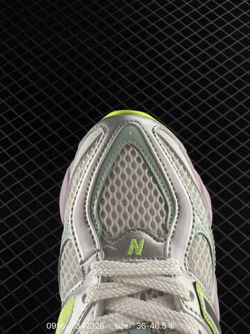 New Balance 9060 White Silver Purple Neon Green EU 36-46 5 Sneaker - Unisex (BS-82814)
