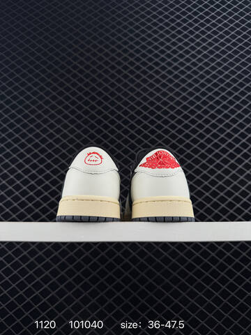 Jordan Air Jordan 1 Low OG SP DZ4137-106 Sail Black Red Cream EU 36-47 5 Sneaker - Unisex (BS-80222)