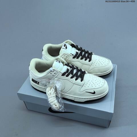 Nike Dunk Low Off White Black Olive Green EU 36-45 Skate Shoe - Unisex (BS-60722)