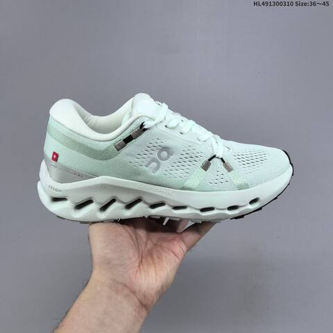 On Cloudsurfer 2 Mint White Silver Black EU 36-45 Running Shoe Running Sneakers - Unisex (BS-69684)