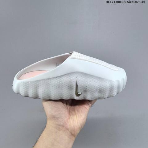 Nike Mind 001 Recovery Slide Light White Light Pink Silver EU 36-39 Slides - Women's (BS-61402)