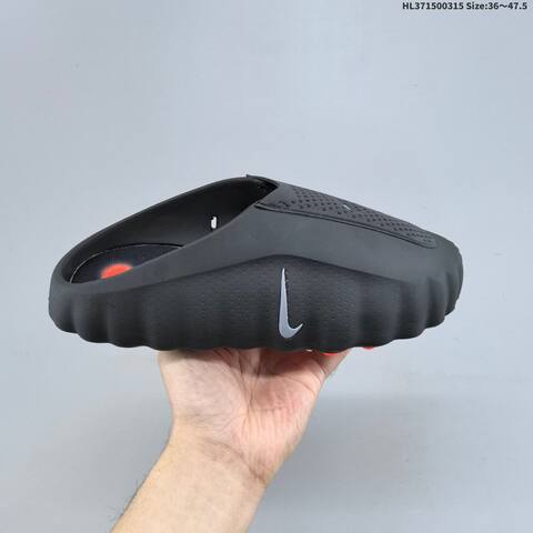 Nike Mind 001 Recovery Slide Black Grey Orange EU 36-47 5 Slides - Unisex (BS-61298)