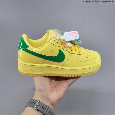 Nike Air Force 1 07 Low Yellow Green Gum EU 36-45 Sneaker - Unisex (BS-60490)