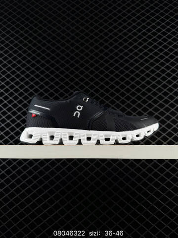 On Cloud 5 Black White EU 36-46 Running Shoe Running Sneakers - Unisex (BS-84941)