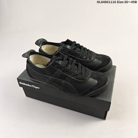 Onitsuka Tiger Mexico 66 Cream Black Beige EU 36-45 Sneaker Casual Sneakers - Unisex (BS-69287)