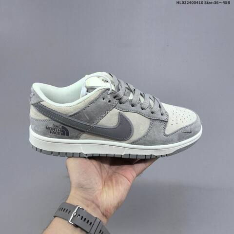 Nike Dunk SB Low Light Grey Dark Grey Off White EU 36-45 Skate Shoe - Unisex (BS-60828)