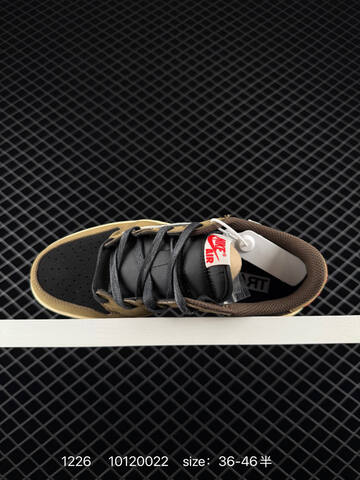 Jordan Air Jordan 1 Low OG SP Travis Scott Black Brown Cream Red EU 36-46 Sneaker - Unisex (BS-79987)