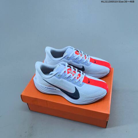 Nike Pegasus Plus ZoomX White Black Orange EU 36-46 Running Shoe - Unisex (BS-60271)
