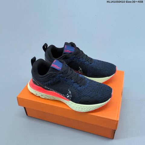 Nike Zoom React Infinity Run Fk 3 Black Blue Red Beige EU 36-45 Running Shoe - Unisex (BS-60840)