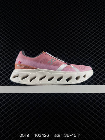 On Cloudsurfer Cloudtec Phase Black Pink Cream Blue EU 36-45 Running Shoe Running Sneakers - Unisex (BS-85271)