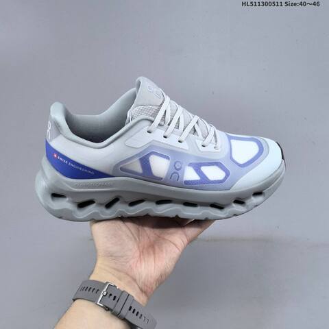 On Running Cloudtilt Remix HL511300511 Light Grey White Blue EU 40-46 Running Shoe Running Sneakers - Men's (BS-69565)