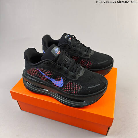 Nike Vomero Premium ReactX Air Zoom Black Purple Red Blue EU 36-46 Running Shoe - Unisex (BS-63023)
