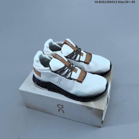 On Running Cloudnova Form 2 TT Black Navy White Brown Black EU 36-45 Running Shoe Running Sneakers - Unisex (BS-69611)