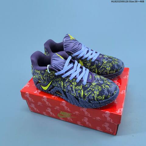 Nike HF2794-011 Purple Yellow Black EU 38-46 Basketball Shoe - Unisex (BS-61698)