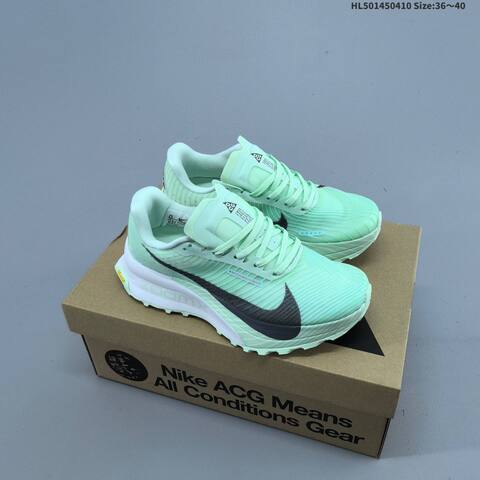 Nike ACG Mountain Fly Low GTX SE Mint Green Black White EU 36-40 Trail Shoe - Unisex (BS-60841)