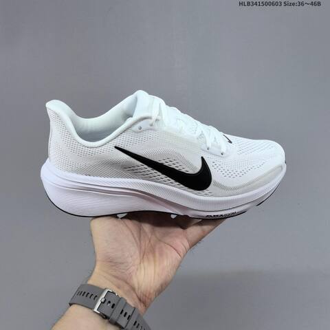 Nike Air Zoom Pegasus 42 IB1873-101 White Black EU 36-46 Running Shoe - Unisex (BS-59984)