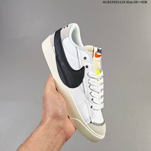 Nike Blazer Low 77 Jumbo DQ1470 White Black Red Grey Sail EU 36 45 Skate Shoe EU 36-45 - Unisex (BS-63445)