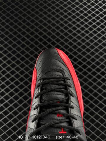 Jordan Air Jordan 12 Retro Black Red EU 40-48 Basketball Shoe - Men's (BS-80500)