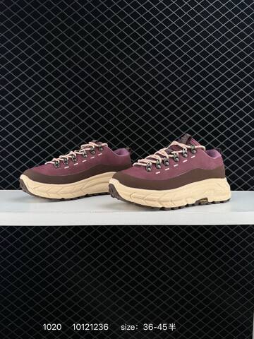 HOKA ONE ONE Tor Summit Purple Brown Beige Dark Brown EU 36-45 Trail Shoe Trail Running Sneakers - Unisex (BS-86417)