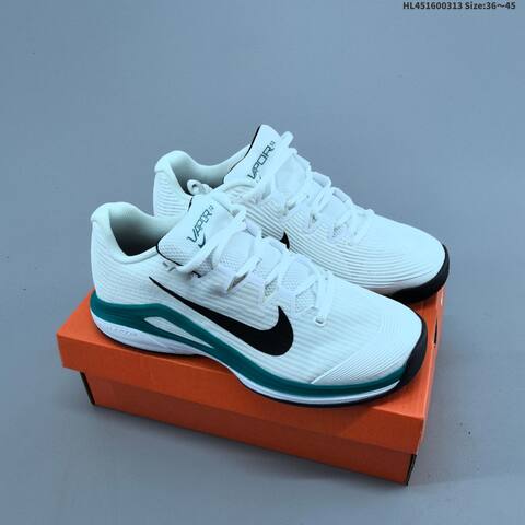 Nike Air Zoom Vapor 12 White Black Teal EU 36-45 Tennis Shoe - Unisex (BS-61342)