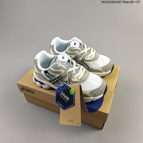 ASICS GEL-NYC Grey Cream White Black 26-37 Sneaker Casual Sneakers - Women's (BS-69317)
