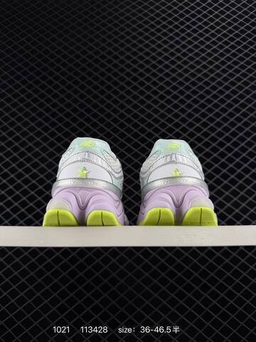 New Balance 9060 White Silver Mint Purple Neon Yellow EU 36-46 5 Sneaker - Unisex (BS-82698)