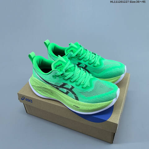 ASICS SUPERBLAST 2 PARIS Neon Green Black White EU 36-45 Running Shoe Running Sneakers - Unisex (BS-69122)