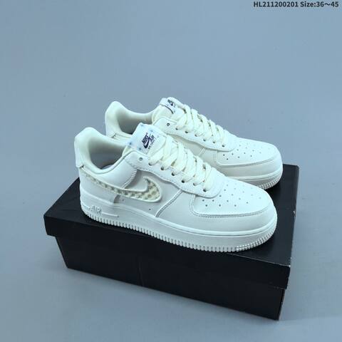 Nike Air Force 1 Low Off White EU 36-45 Skate Shoe - Unisex (BS-61603)