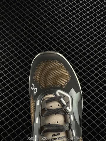On Cloudmonster Hyper Black Olive Gray Gold EU 36-47 Running Shoe Running Sneakers - Unisex (BS-85541)