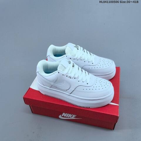 Nike Court Vision Alta LTR White Light Blue EU 36-41 Skate Shoe - Unisex (BS-60488)
