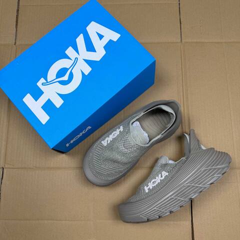 HOKA Restore TC Grey White Sneaker Casual Sneakers (BS-86929)